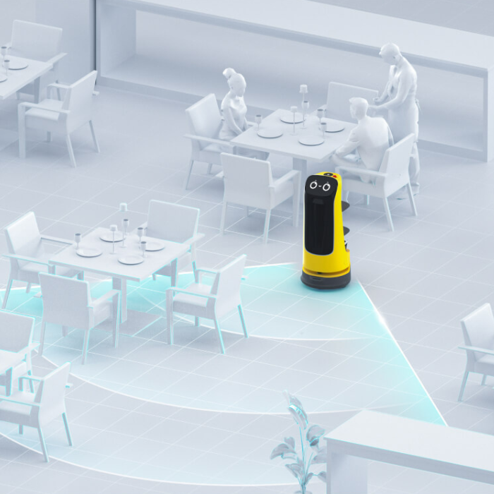 KettyBot PRO Robot consegne con Display Pubblicitario - immagine 3